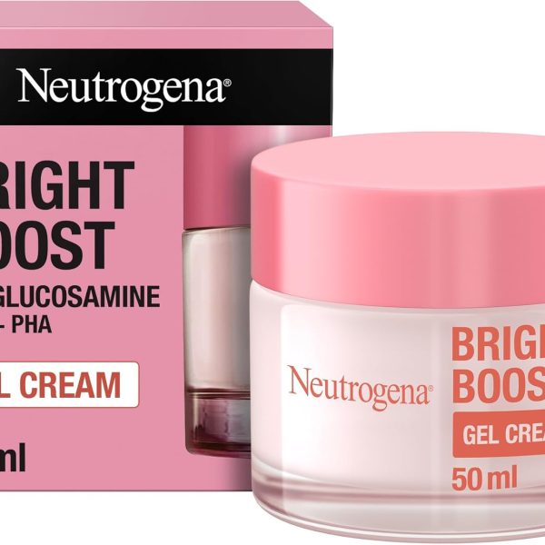 Neutrogena Gel Cream, Bright Boost, reduces appearance of dark spots, uneven skin tone and fine lines , lightweight formula ,50 ml