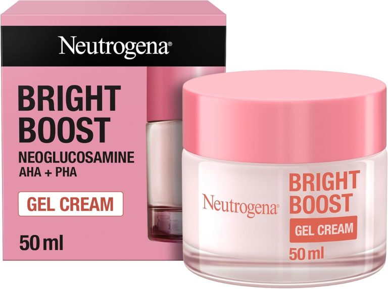 Neutrogena Gel Cream, Bright Boost, reduces appearance of dark spots, uneven skin tone and fine lines , lightweight formula ,50 ml