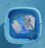 ⁦Krneaoch 6L 36W Portable Washer, Portable Washing Machine with Blue Light Sterilization, Mini Washing Machine, Washing Machine Small Folding, Lightweight and Easy to Bring and Store⁩ - الصورة ⁦3⁩