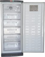 ⁦W.Alaska Deep Freezer Upright 6 Drawer No Frost - Alaska - UP200NF 290L Silver⁩ - الصورة ⁦2⁩