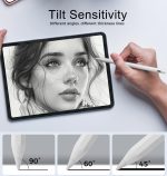 ⁦قلم ستايلس لايباد الجيل 9 و10، شحن سريع لقلم آبل ايباد مع خاصية رفض راحة اليد، متوافق مع ايباد 2018-2024 الجيل 10/9/8/7/6، ايباد برو 13 بوصة M4/12.9 بوصة/11 بوصة، ايباد اير 3/4/5/M2، ايباد ميني 5/6⁩ - الصورة ⁦5⁩