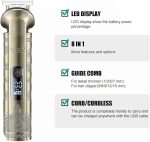 ⁦v-110 Men's Complete Grooming Kit 8 in 1 Rechargeable 180 Mins Runtime Charging and Electricity⁩ - الصورة ⁦4⁩