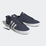 ⁦Adidas VS Pace Faux Leather Contrast Three Side Stripe Front Logo Skateboarding Shoes for Men - Dash, 42 2/3⁩ - الصورة ⁦5⁩