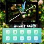 ⁦10.1" Windows 11 Tablet PC, Dual-Core CPU Windows Tablets, Ultra Slim 2 in 1 Tablet - 2.4/5G WIFI/4.2 BT/1280*800 Full HD/6GB RAM 64GB ROM Storage/4000mAh/Mini HDMI/USB-C/USB 3.0/2MP+5MP Camera⁩ - الصورة ⁦2⁩