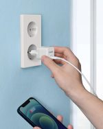 ⁦Anker PowerPort III 20W USB-C Power Supply Charging Cube Quick Charging Option, Compatible with iPhone 15/14/13/12 Series, Galaxy, Pixel 4/3, iPad/iPad Mini, White(Charging Cable Not Included)⁩ - الصورة ⁦7⁩