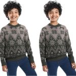 CAESAR Boys Wool Boys Pullover With Multi Design Pullover