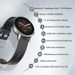 ⁦Ticwatch E3 Smart Watch Wear OS by Google for Men Women Qualcomm Snapdragon Wear 4100 Platform Health Monitor Fitness Tracker GPS NFC Mic Speaker IP68 Waterproof iOS/ Android Compatible⁩ - الصورة ⁦2⁩