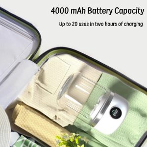 ⁦Kameety Underwear Washer Machine Portable, Mini Laundry Machine, Compact Cordless Electric Automatic Device For Underwear Socks Camping Travel Student Dorm⁩ - الصورة ⁦6⁩