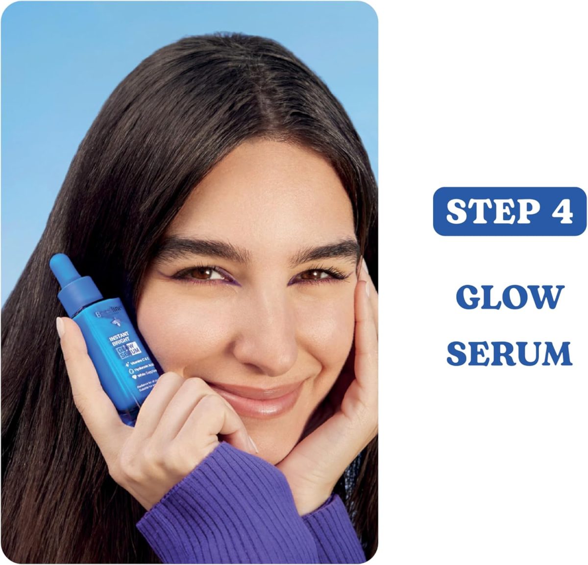 ⁦Beesline Instant Bright Glow Serum Whitening & Radiance For All Skin Types - 30ml⁩ - الصورة ⁦2⁩