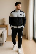 ⁦Miza Men's 2 Piece Sport Set (Zipper Jacket + Pants) – Fashion Style – Multiple Colors Available in Youth and Men⁩ - الصورة ⁦4⁩