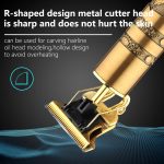 Trimmer Men Cordless Hair Clipper Electric T Blade Dragon Style Beard Trimmers, Shaver, Edgers Professional Zero Gapped USB Rechargeable Clippers with 4 Guide Combs Men's Grooming Kit (t99)