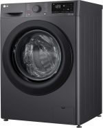 ⁦LG Vivace Washing Machine, 8 Kg, Middle Black - F4R3TYG6J.AMBPEEC⁩ - الصورة ⁦7⁩