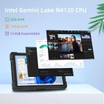⁦HEIGAOLA Rugged Tablet Win 11 Pro,Celeron Quad-Core 8GB RAM/128 GB ROM Windows Tablet,4G LTE GPS FHD 10.1 INCH Touchscreen HDMI2.0 Tablet PC IP67 Waterproof,16000mAh Battery,BT 5.2 WiFi 5 Ethernet⁩ - الصورة ⁦2⁩