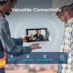⁦NERugged O Tablet M80J, 8 inch Windows 11 Pro Tablet, 8GB+128GB, Celeron N5100, IP65 Waterproof, MIL-STD-810H, 5000mAh, Industrial Outdoor Work PC w/ 8MP+5MP Camera, 4G LTE/WiFi/BT 5.0/NFC-Gray⁩ - الصورة ⁦6⁩