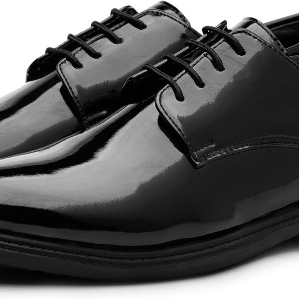 Romba Men's Classic Boots - Shiny Leather - Medical Materials For More Comfort - Suitable For Men