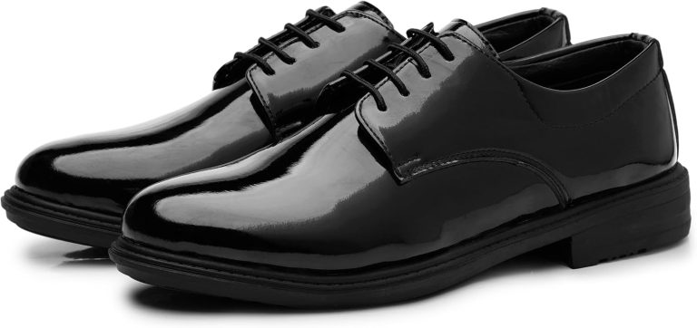 Romba Men's Classic Boots - Shiny Leather - Medical Materials For More Comfort - Suitable For Men