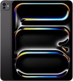 Apple 13-inch iPad Pro (M4): Ultra Retina XDR Display, 256GB, 12MP Landscape Front Camera/12MP Back Camera, LiDAR Scanner, Wi-Fi 6E + 5G Cellular Communication (eSIM), Face ID, All-Day Battery - Space