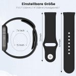⁦Dl3 Mobilak Silicone Strap Compatible with Huawei Watch Fit 3/Watch Fit 4 Pro/Fit 4 Sports Strap for Men Women Breathable Soft Replacement Strap Adjustable Waterproof Sports Straps⁩ - الصورة ⁦6⁩