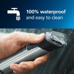 ⁦Philips Norelco Multi Groomer 23 Piece Men's Grooming Kit, Trimmer for Beard, Head, Body, and Face - Stainless Steel Precision. No Blade Oil Needed. MG9520/50⁩ - الصورة ⁦8⁩