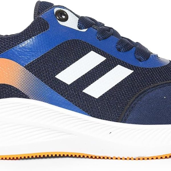 Women's Sportive Knit Sneakers – Stylish Printed Design (Navy Blue, 40)