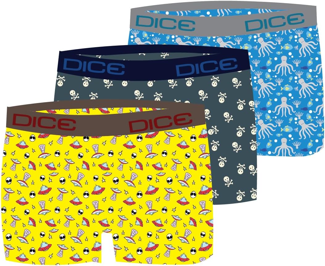71DD7llREWL._AC_SL1200_.jpg Dice Boys Pack of 3 Printed Lycra Underwear