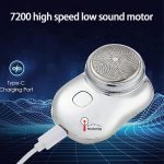 ⁦Electric Shaver for Women and Men, Portable Mini Shaver, Pocket Size Hair Removal Electric Shaver, USB Rechargeable Shaver (green-green)⁩ - الصورة ⁦4⁩
