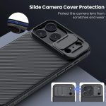 ⁦نيلكن جراب مغناطيسي لموبايل ايفون 17 برو ماكس 6.9 بوصة، متوافق مع ماج سيف، غطاء كاميرا منزلق، حماية الكاميرا، حماية من الدرجة العسكرية، جراب حماية رفيع، اسود⁩ - الصورة ⁦2⁩