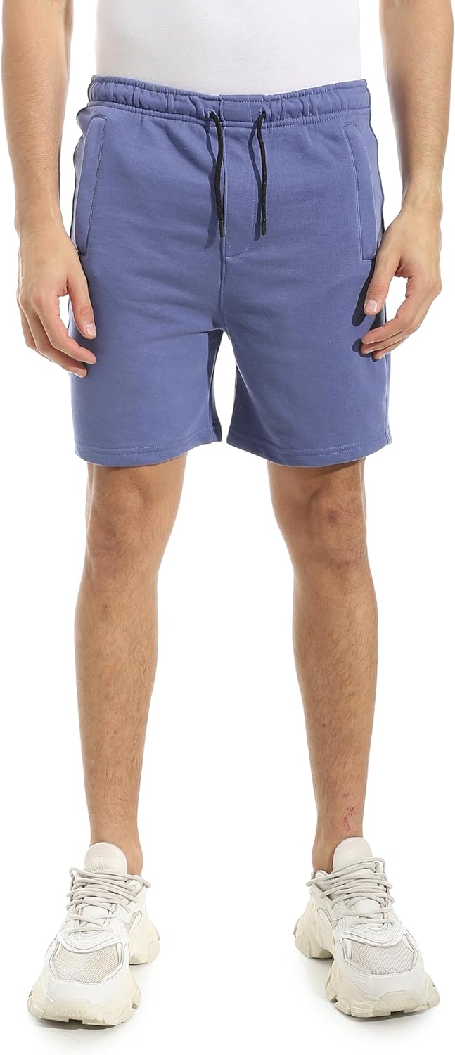 71EafGCqmwL._AC_SL1500_.jpg شورت كاجوال من القطن بأستك عند الخصر للرجال من أندورا