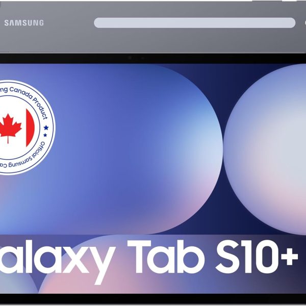 Samsung Galaxy Tab S10+ Gray 512GB - AI Tablet, 12.4", AMOLED 2X, Anti-Reflection, 420 Nits, Quad Speakers, S Pen Included (CAD Version & Warranty)