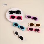 ⁦Stylish children's sunglasses - fun and safe eye protection for boys and girls, making summer unforgettable Fashionable sunglasses for girls and boys⁩ - الصورة ⁦8⁩