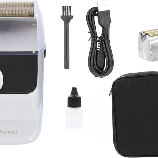 Kemei KM-2028 Professional Electric Shaver (Silver)