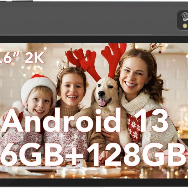 aigo Android 13 Tablet 2023 - A16 Pro Tab 16GB(8+8) +128GB, 1TB Expand, 10.6 Inch 2K Large Screen, Tablet Android with Octa-Core CPU for Reading Book, Video Editing, Gaming, Note, Gift