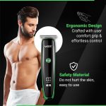 ⁦ماكينة حلاقة شعر في جي ار V-966 احترافية مع شاشة ال اي دي ذكية مدة التشغيل: ببطارية 120 دقيقة للرجال أخضر⁩ - الصورة ⁦4⁩