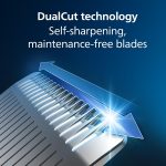 ⁦Philips Norelco Multi Groomer 23 Piece Men's Grooming Kit, Trimmer for Beard, Head, Body, and Face - Stainless Steel Precision. No Blade Oil Needed. MG9520/50⁩ - الصورة ⁦4⁩