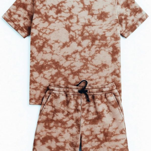 Men's Fashion Short Sleeve Waffle Trung