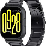 Rongep Link Model Steel Band Compatible with Xiaomi Redmi Watch 5 Active/Redmi Watch 5 Lite/Watch 2/2Pro/S3/S1/S1Pro/S1Pro/S1 Active Anti-rust Strap