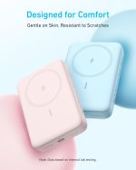 ⁦Anker Zolo Magnetic Power Bank, Compact 10,000 mAh Charger with 30 W Max. Fast Charging, Wireless and Portable, Skin-Friendly and Robust Battery, for iPhone 17/16/15 Series, AirPods and More⁩ - الصورة ⁦5⁩
