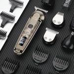 ⁦VGR 095 Beard Trimmer for Men, 7 in 1 Waterproof Cordless Hair Trimmer and Trimmer, Electric Shavers with T-Blade, Grooming Kit for Nose Body Ear Mustache⁩ - الصورة ⁦7⁩
