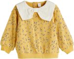 LC WAIKIKI Baby Girls Bow Detailed Floral Sweatshirt