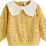 LC WAIKIKI Baby Girls Bow Detailed Floral Sweatshirt