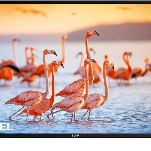 Syinix A+ Panel HD i-cast LED TV with Built-in Receiver (Black, 32in)