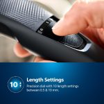⁦Philips Beard Trimmer Series 3000 Stainless Steel Blades, With 1mm Precision Settings, Lift & Trim System, 45 min Cordless Use – BT3208/13⁩ - الصورة ⁦3⁩