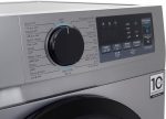 ⁦Midea Front load Washing Machine MFN09W80B/S, Drum clean, Drum clean reminder, Add Garment, Child lock, LED panel, Inverter Motor, 1400 RPM, 8KG, Silver⁩ - الصورة ⁦5⁩