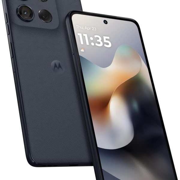 Motorola Moto G56 Smartphone, 256GB, 12GB RAM, Dual-SIM, Android 14 - Black Oyster, 1 Year Warranty