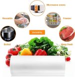 ⁦Vacuum packaging bag, embossed roll bag, Vacuum sealing Bags,sealed food vacuum preservation bag (22 cms Wide x 5 meters)⁩ - الصورة ⁦5⁩