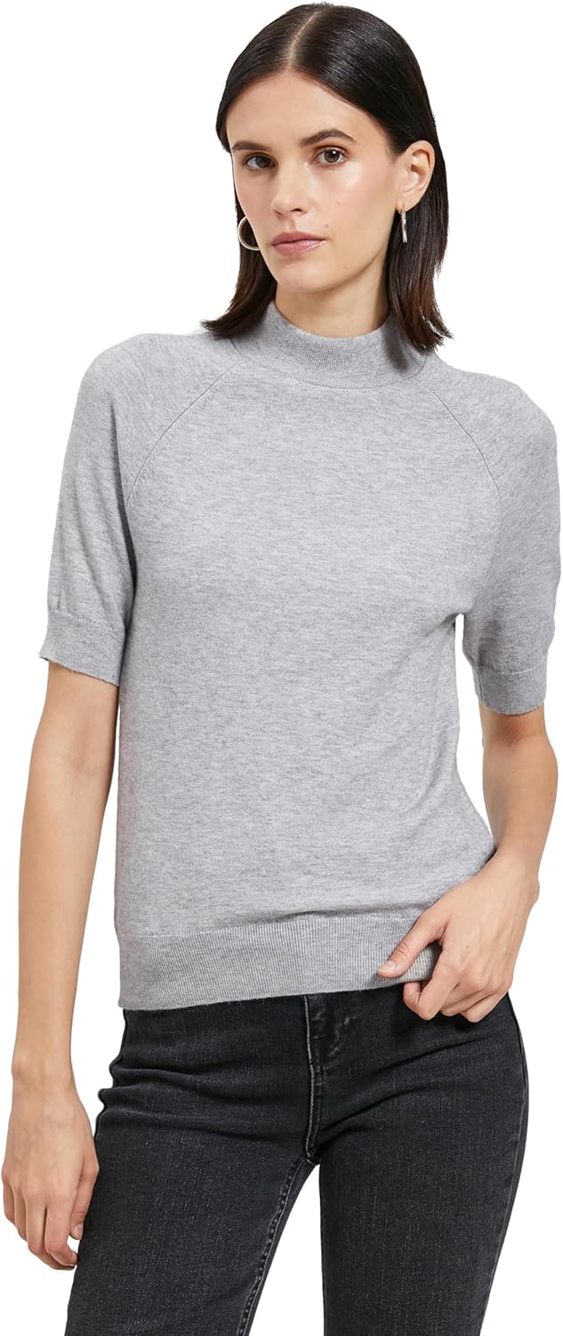 KOTON womens Half Turtle Neck Sweater Short Sleeve Sweater (pack of 1)