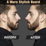⁦Beauty beast Beard Pencil Filler for man Water Proof Beard pen and beard brush Long Lasting Coverage Natural Finish, Male Mustache Repair Shape, Effective Enhance Facial Hair（BLACK）⁩ - الصورة ⁦3⁩