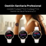 ⁦HUAWEI WATCH GT4 46MM SMARTWATCH, UPTO 2-WEEKS BATTERY LIFE, PULSE WAVE ARRHYTHMIA ANALYSIS, 24/7 HEALTH MONITORING, COMPATIBLE WITH ANDRIOD & IOS, STAINLESS STEEL, GRAY⁩ - الصورة ⁦6⁩