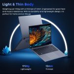 ⁦CHUWI 15.6" Laptop, 256GB LPDDR5 8GB SSD, Intel N100 (Beats N5095/N95, 3.4GHz), Windows 11 PC Laptop, 180° Aperture, FHD IPS 2K, WiFi6, BT 5.2, HDMI, USB 3.0, Type-C, RJ45⁩ - الصورة ⁦6⁩