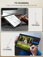 ⁦MESWAO 2025 Tablet 14 inch Android 14 Upgraded Large Tablets, 1920x1200 WUXGA Touch Screen, Helio G99 Octa-Core CPU, 6GB+128GB+1TB Expand, Wi-Fi 5, 12000mAh All-Day Battery Life, 5MP + 32MP Cameras⁩ - الصورة ⁦5⁩